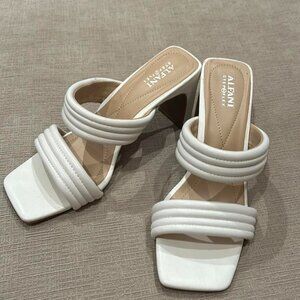 Alfani Women's White Sandals